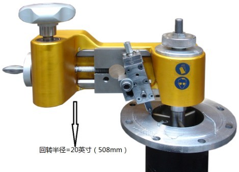 手动法兰端面加工机